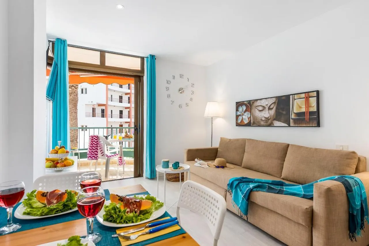Apartment 211 Los Cristianos First Sea Line, Swimming Pool Spain